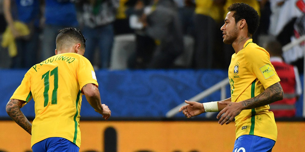 Philippe Coutinho dan Neymar