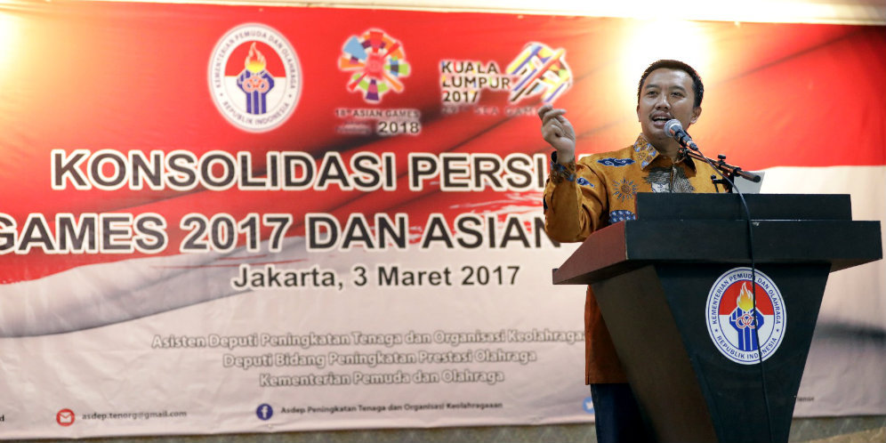 Kemenpora Gelar Rapat Konsolidasi SEA Games dan Asian Games Kemenpora Gelar Rapat Konsolidasi SEA Games dan Asian Games