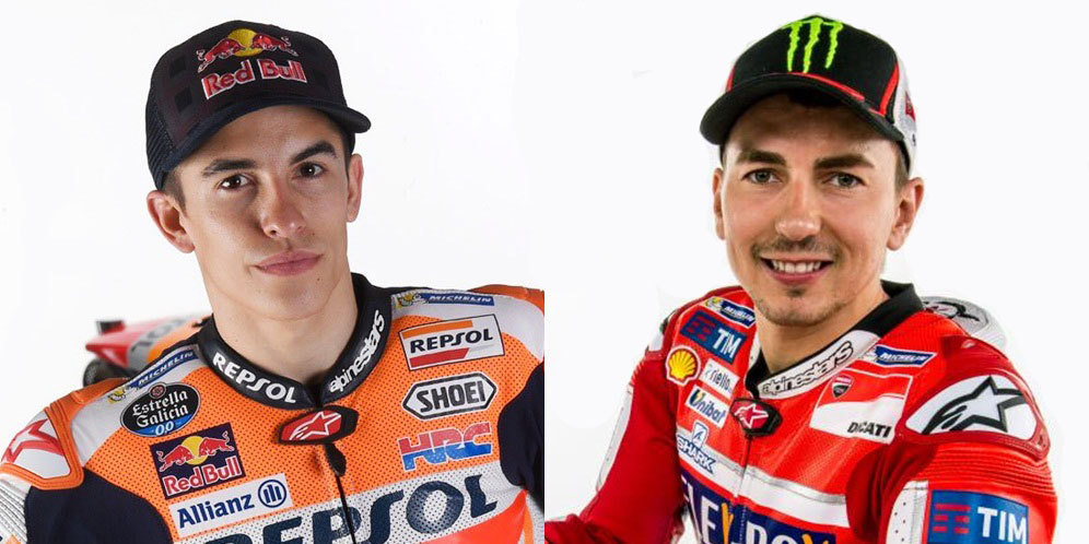 Marc Marquez dan Jorge Lorenzo (c) HRC/Ducati