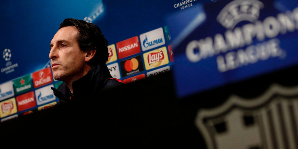 Emery: PSG Siap Singkirkan Barcelona Emery: PSG Siap Singkirkan Barcelona