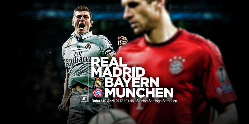 Prediksi Real Madrid vs Bayern Munchen 19 April 2017