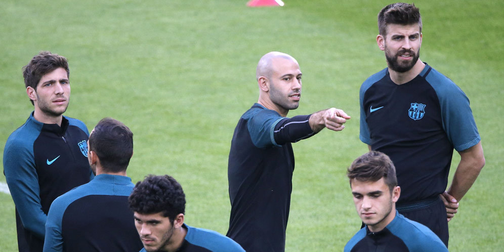 Alami Cedera Betis, Mascherano Diragukan Tampil di Leg Kedua Alami Cedera Betis, Mascherano Diragukan Tampil di Leg Kedua