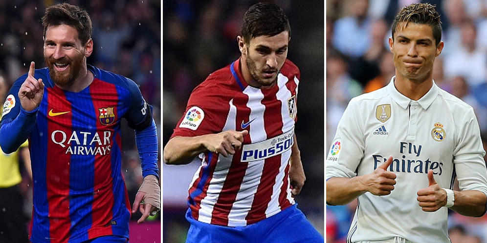 Assist 5 Musim, Koke Saingi Ronaldo dan Messi Assist 5 Musim, Koke Saingi Ronaldo dan Messi