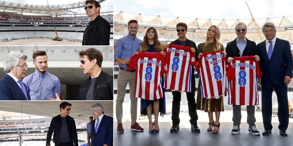 Tom Cruise Kunjungi Lokasi Stadion Baru Atletico Tom Cruise Kunjungi Lokasi Stadion Baru Atletico