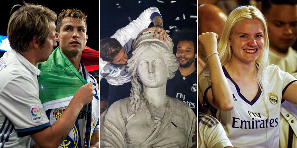 Gegap Gempita Perayaan Real Madrid Juara La Liga Gegap Gempita Perayaan Real Madrid Juara La Liga