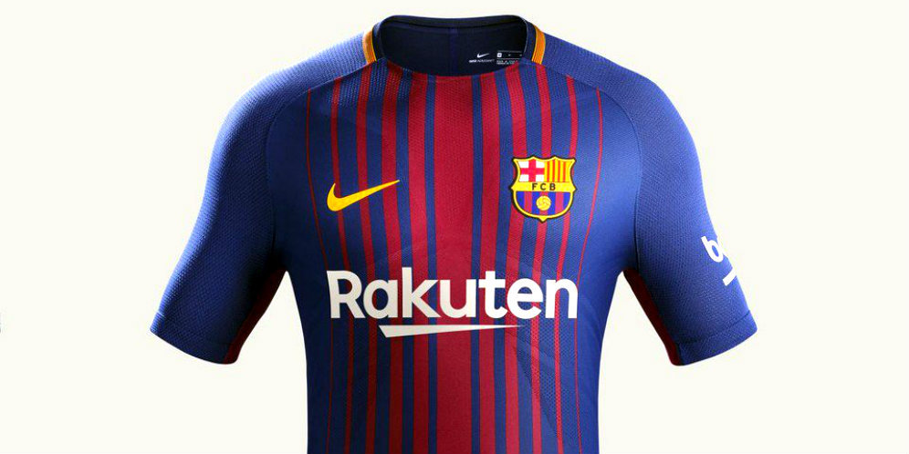 Barcelona Rilis Jersey Home 2017-18