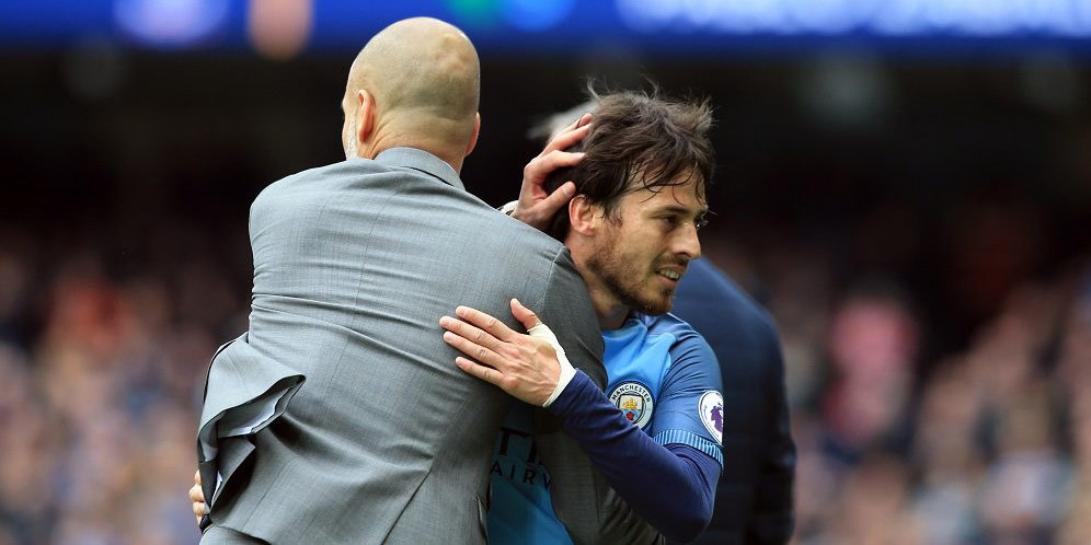 David Silva dan Josep Guardiola