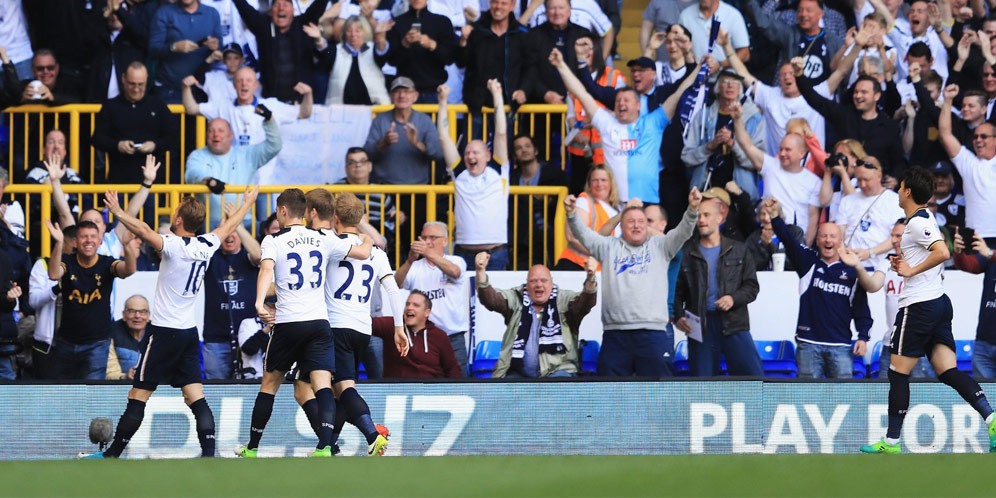 Bahagianya Harry Kane Cetak Gol 'Perpisahan' di White Hart Lane Bahagianya Harry Kane Cetak Gol 'Perpisahan' di White Hart Lane