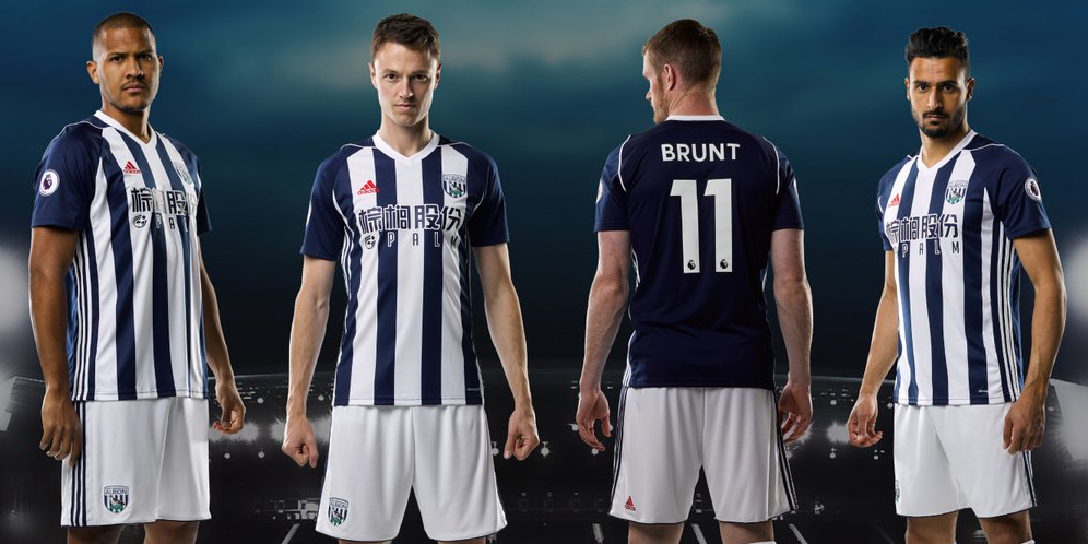 Detail Jersey Home West Brom 2017-18 Detail Jersey Home West Brom 2017-18