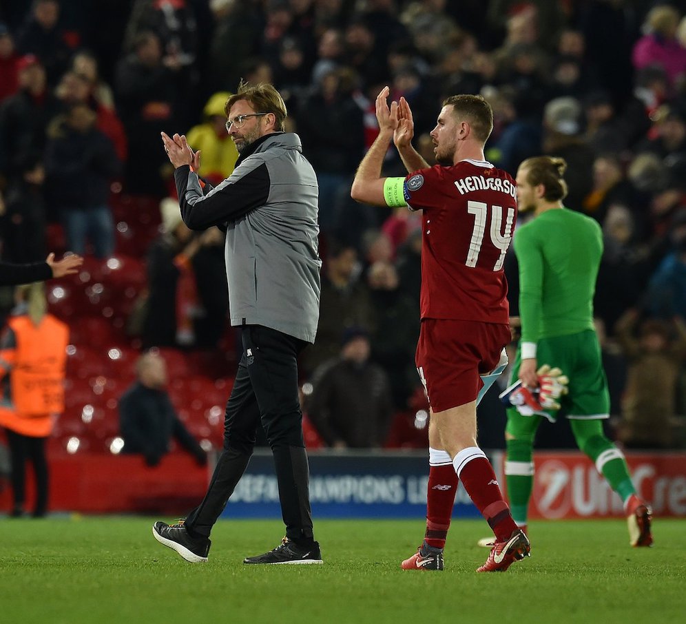 Jurgen Klopp dan Jordan Henderson mengapresiasi dukungan pendukung Liverpool.