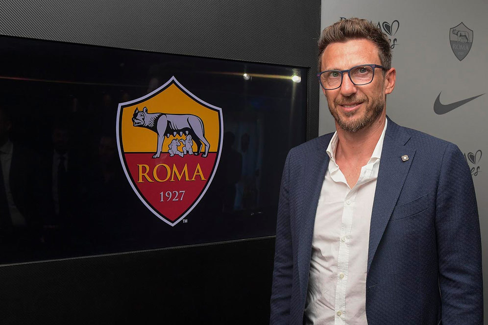 Foto: Eusebio Di Francesco Pulang ke Roma Foto: Eusebio Di Francesco Pulang ke Roma
