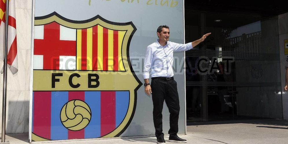 Galeri: Valverde Tiba di Barcelona Galeri: Valverde Tiba di Barcelona