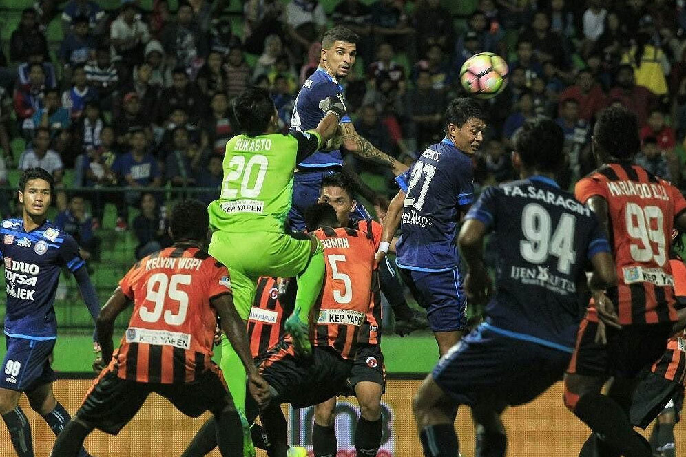 Ini Kiat Perseru Serui Imbangi Arema FC Ini Kiat Perseru Serui Imbangi Arema FC