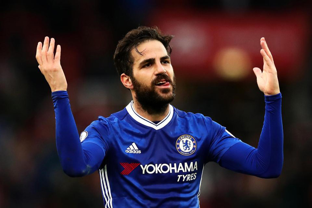 Conte Rayu Fabregas untuk Tetap Bertahan di Chelsea Conte Rayu Fabregas untuk Tetap Bertahan di Chelsea