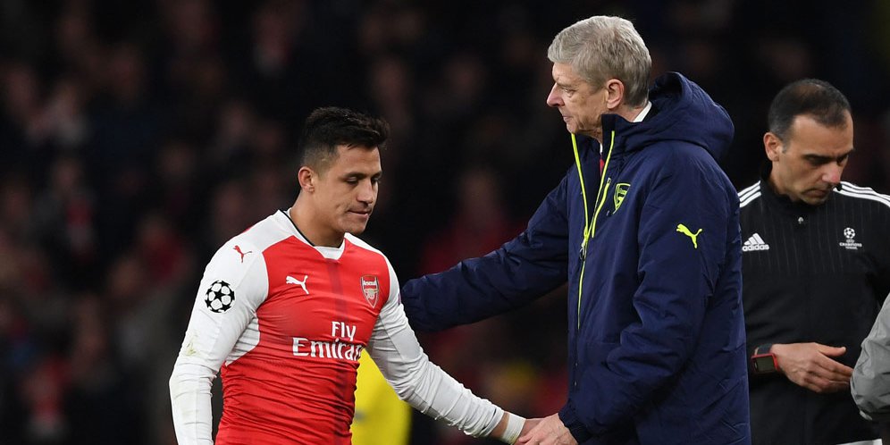 Alexis Sanchez dan Arsene Wenger