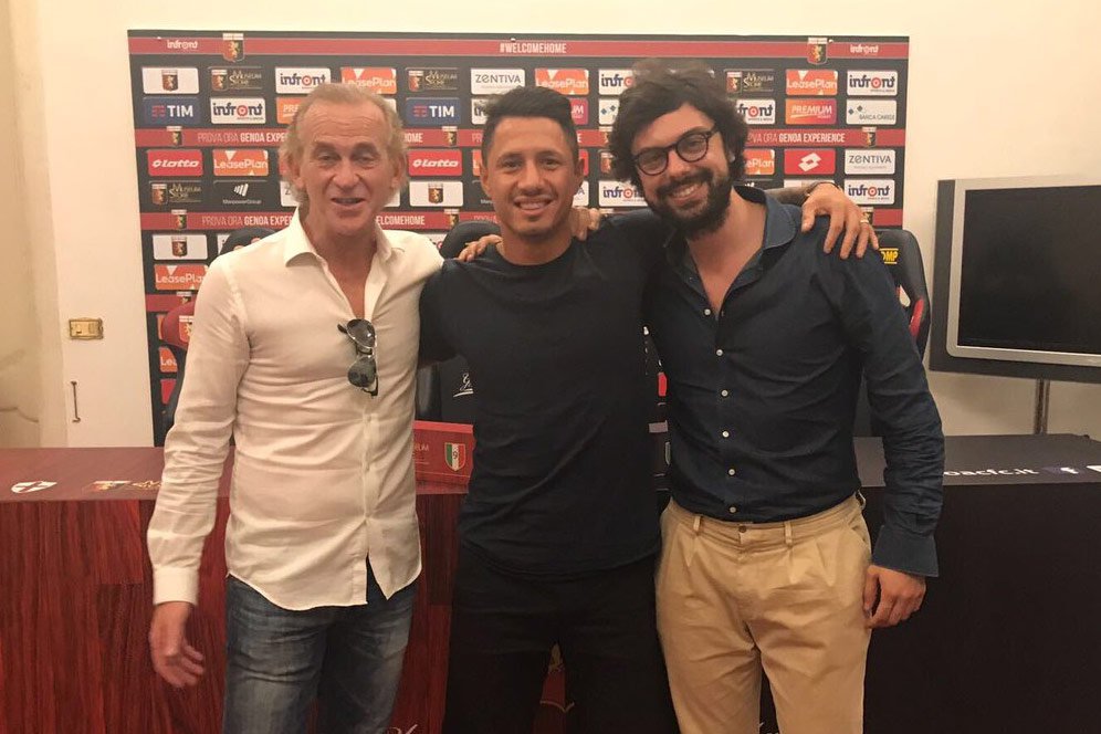 Lapadula: Forza Grifone! Lapadula: Forza Grifone!