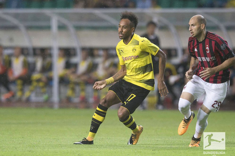 Aubameyang Tenggelamkan Milan di Laga Pramusim Pertama Aubameyang Tenggelamkan Milan di Laga Pramusim Pertama