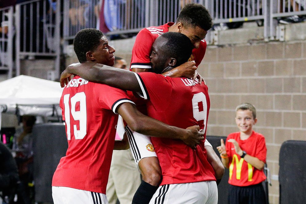 Lukaku dan Rashford Benamkan City di Amerika Serikat Lukaku dan Rashford Benamkan City di Amerika Serikat