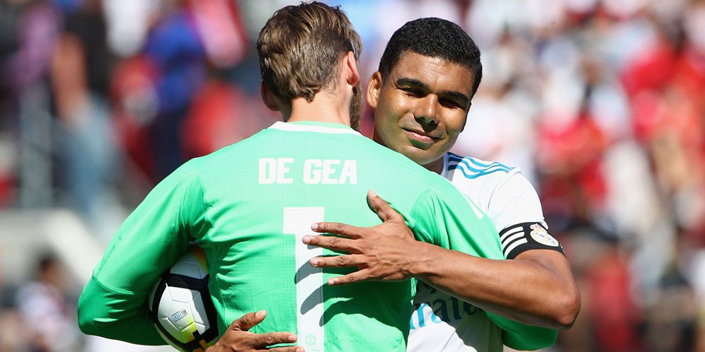 Casemiro dan De Gea.