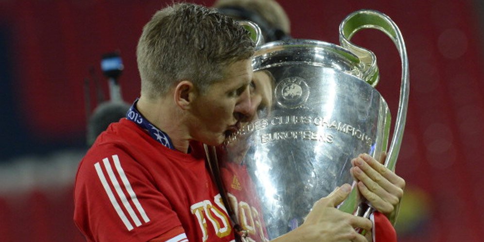 Schweinsteiger juara Liga Champions 2012/13 bersama Bayern