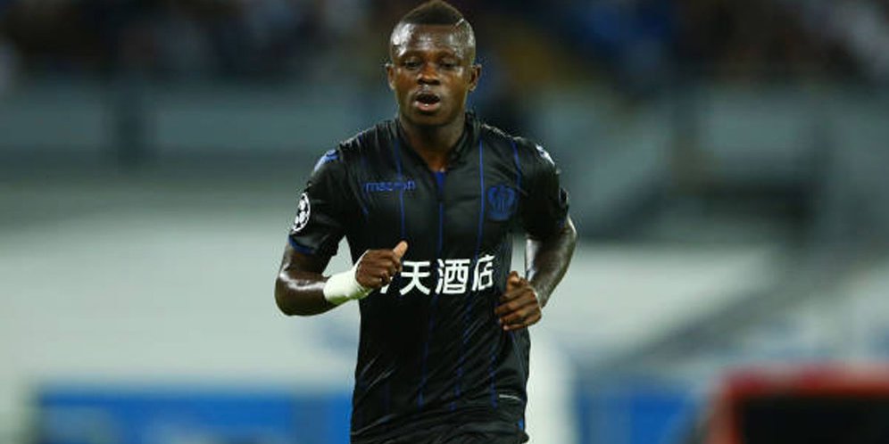 Jean Seri ketika melawan Napoli di San Paolo