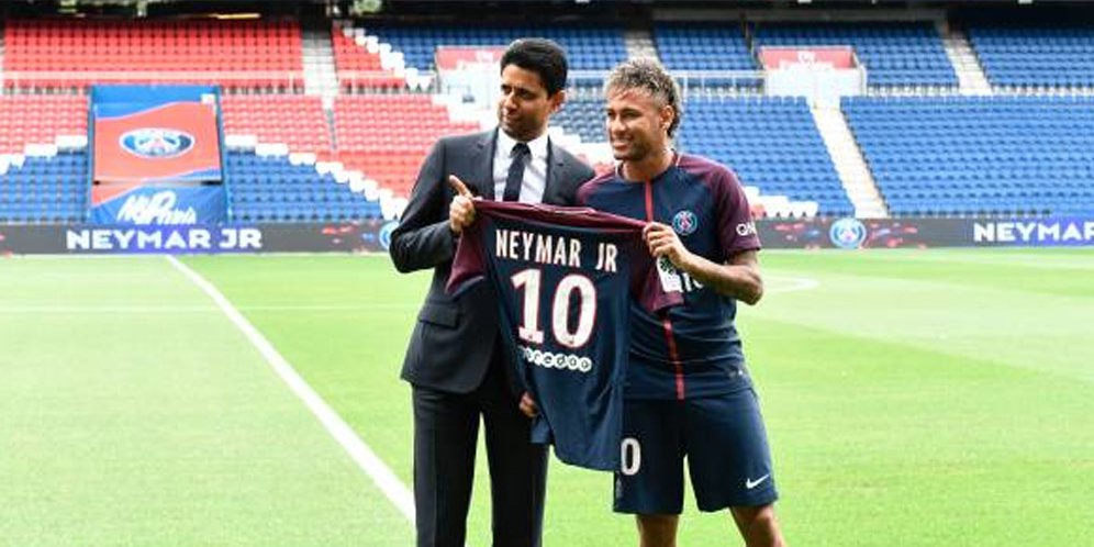 Nasser Al-Khelaifi dan Neymar