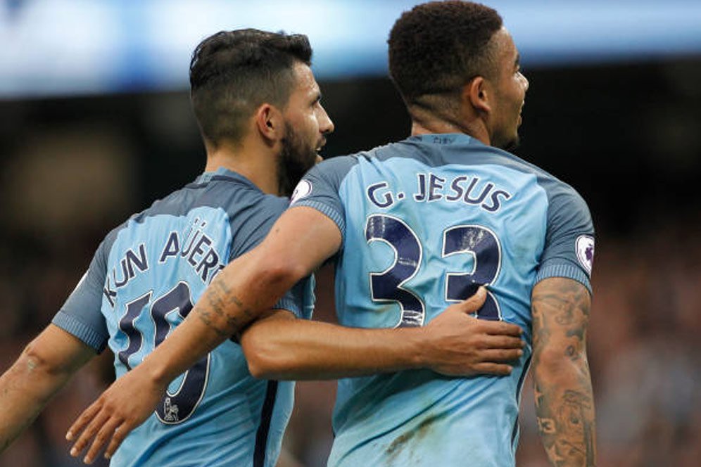 Pujian Guardiola untuk Duet Aguero dan Jesus Pujian Guardiola untuk Duet Aguero dan Jesus
