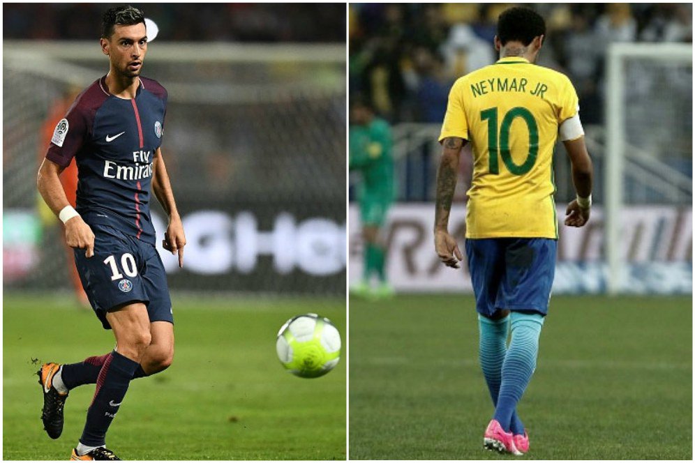 Pastore Serahkan Nomor 10 Pada Neymar Pastore Serahkan Nomor 10 Pada Neymar