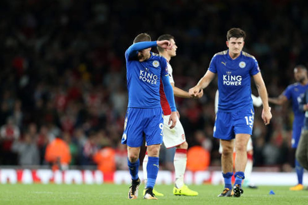 Vardy Kesal Kalah Menyakitkan Lagi di Kandang Arsenal Vardy Kesal Kalah Menyakitkan Lagi di Kandang Arsenal