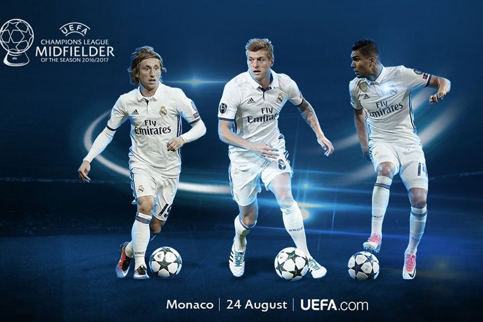 Trio Gelandang Madrid Masuk Nominasi Terbaik Liga Champions Trio Gelandang Madrid Masuk Nominasi Terbaik Liga Champions