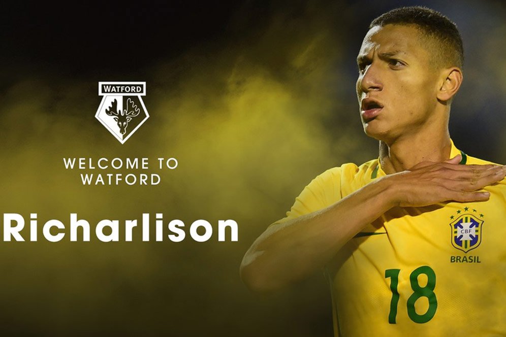 Diincar Chelsea dan MU, Richarlison Resmi Pilih Gabung Watford Diincar Chelsea dan MU, Richarlison Resmi Pilih Gabung Watford