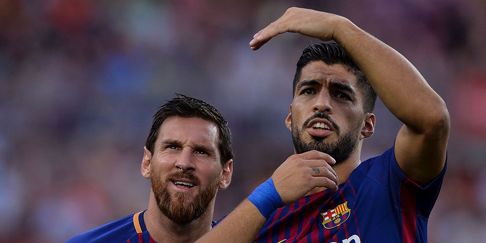 Messi dan Suarez.