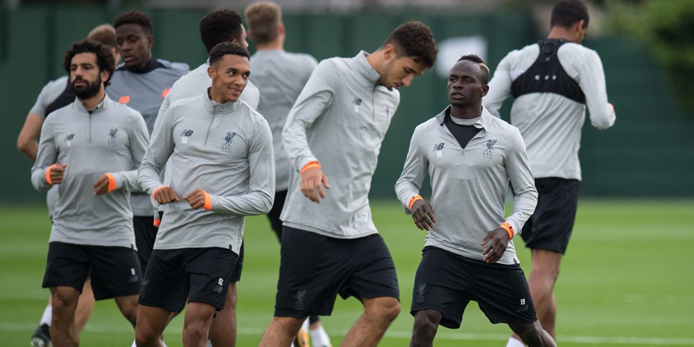 Sesi latihan Liverpool di Melwood