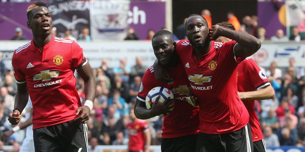 Selebrasi pemain Manchester United