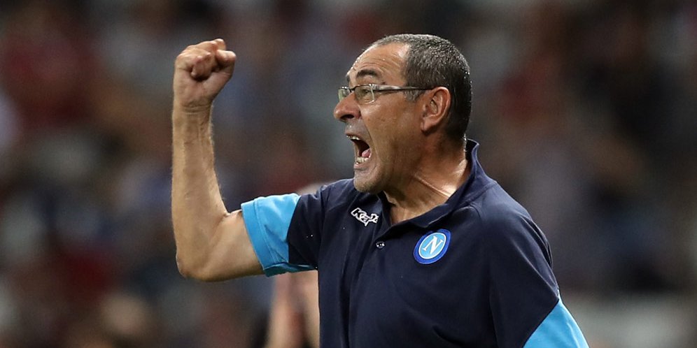 Maurizio Sarri (c) AFP