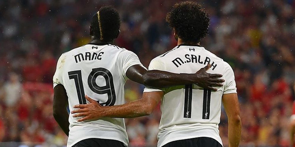 Sadio Mane dan Mohamed Salah.