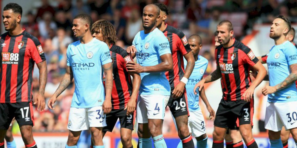 Vincent Kompany di laga City vs Bournemouth