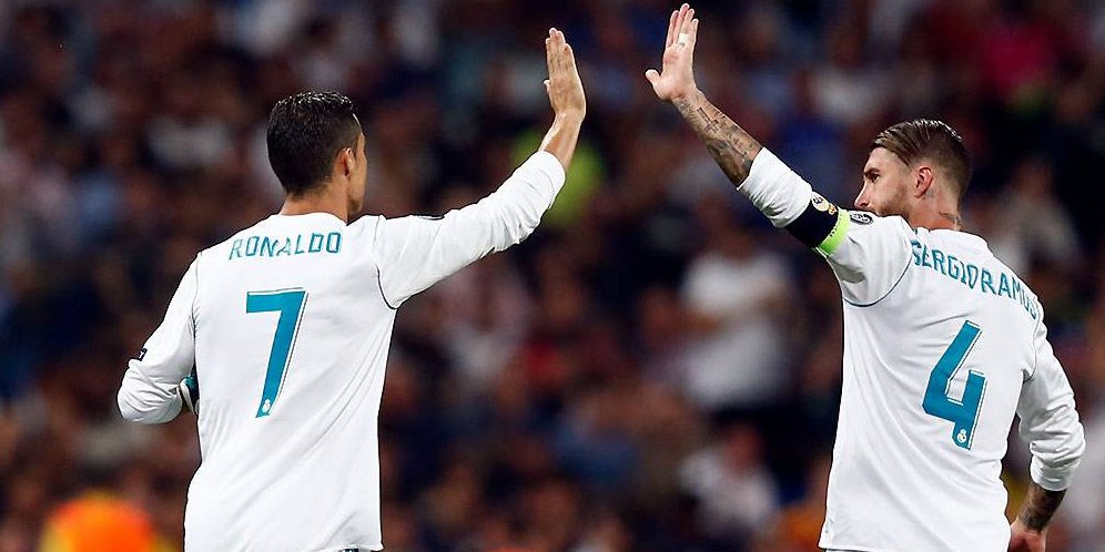 Cristiano Ronaldo dan Sergio Ramos