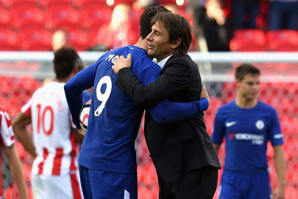 Morata: Conte Salah Satu Pelatih Terbaik Dunia Morata: Conte Salah Satu Pelatih Terbaik Dunia