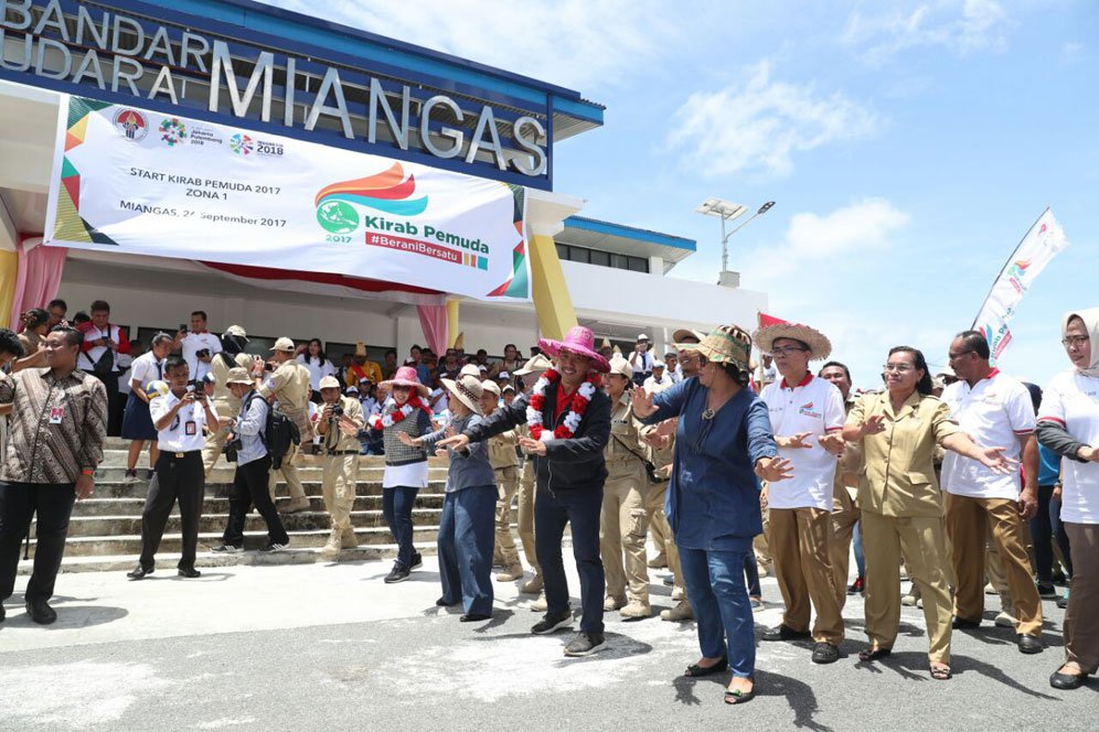 Menpora Lepas Peserta Kirab Pemuda 2017 di Miangas