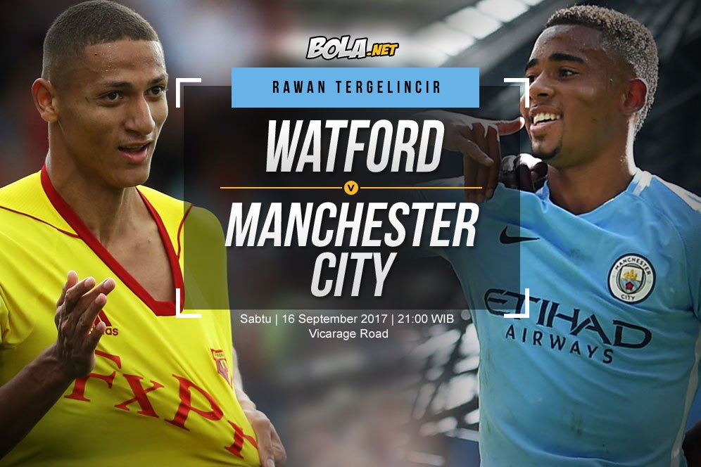 Prediksi Watford vs Manchester City 16 September 2017 Prediksi Watford vs Manchester City 16 September 2017