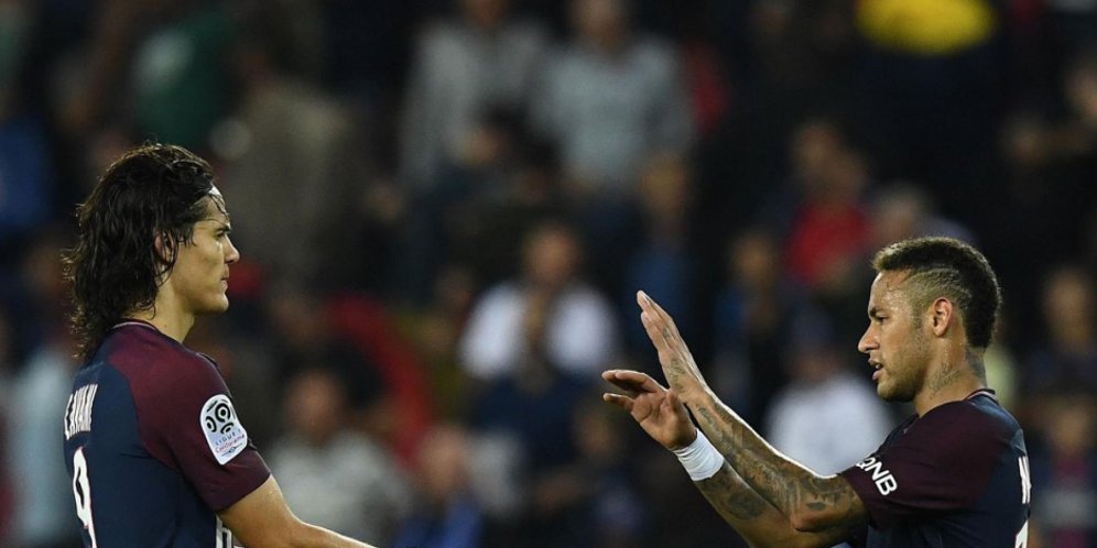 Edinson Cavani dan Neymar