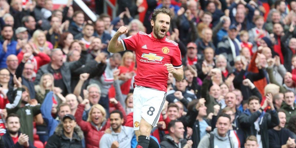 Selebrasi Juan Mata.