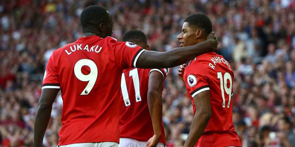 Romelu Lukaku, Marcus Rashford, Anthony Martial