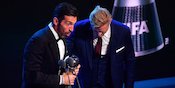 Buffon Menangkan Trofi Best FIFA Goalkeeper 2017 Buffon Menangkan Trofi Best FIFA Goalkeeper 2017