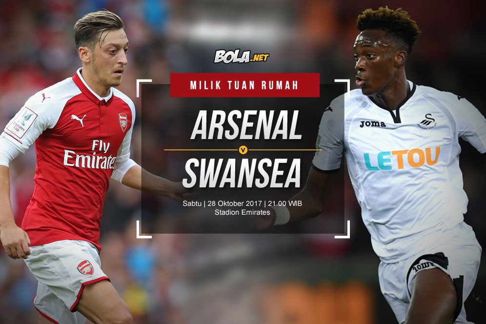 Prediksi Arsenal vs Swansea City 28 Oktober 2017 Prediksi Arsenal vs Swansea City 28 Oktober 2017