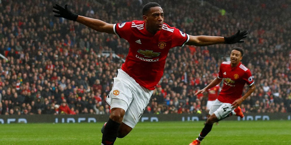 Selebrasi Gol Martial