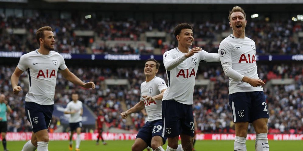 Selebrasi Christian Eriksen.