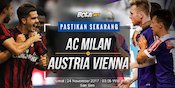 Data dan Fakta Liga Europa: AC Milan vs Austria Vienna Data dan Fakta Liga Europa: AC Milan vs Austria Vienna