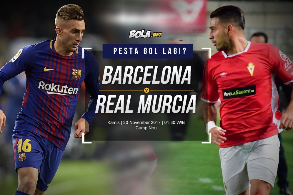 Prediksi Barcelona vs Real Murcia 30 November 2017 Prediksi Barcelona vs Real Murcia 30 November 2017